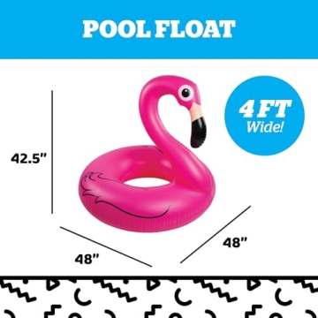 BigMouth Giant Inflatable Flamingo Float for Pool Fun