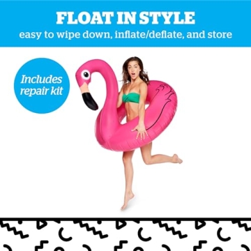 BigMouth Giant Inflatable Flamingo Float for Pool Fun
