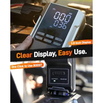 WOLFBOX 3000A Jump Starter Air Compressor Fast Charge