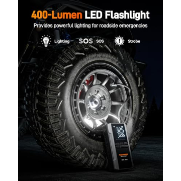 WOLFBOX 3000A Jump Starter Air Compressor Fast Charge