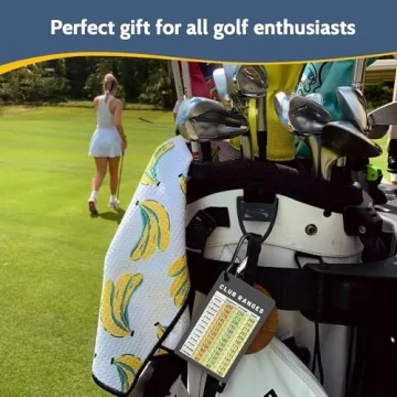 Jemzio Golf Club Range Chart Card for Easy Use by All Golfers