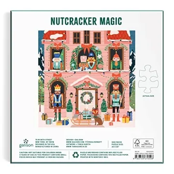 Nutcracker Magic 500 Piece Puzzle for Family Fun and Holidays