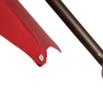 Ulax Deluxe 11 Ft Offset Hanging Umbrella with 360° Rotation