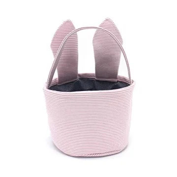 Cute Bunny Ears Easter Basket for Kids - Versatile & Durable