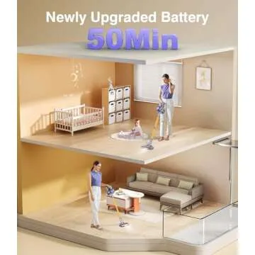 Lightweight MBYULO Cordless Vacuum Cleaner with High Power