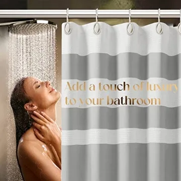Chic Nickel Shower Curtain Hooks for Your Bathroom