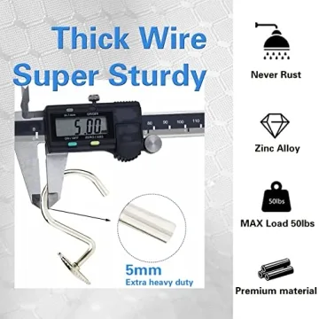 Chic Nickel Shower Curtain Hooks for Your Bathroom