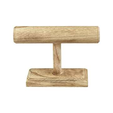 Ikee Design Antique Color (Oak) Wooden Display Jewelry Accessory Stand
