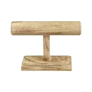 Ikee Design Antique Color (Oak) Wooden Display Jewelry Accessory Stand