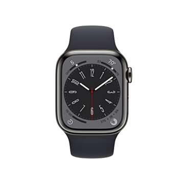 Apple Watch Series 8 GPS + Cellular Smart Watch - Graphite Case