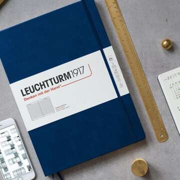 LEUCHTTURM1917 - Notebook Hardcover Medium A5-251 Numbered Pages for Writing and Journaling (Lemon, ...