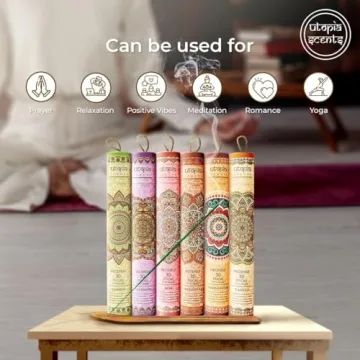 Premium Incense Sticks 180 Pack with Burners Aromatherapy Gift