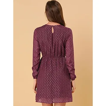 Chic Allegra K Choker V Neck Dress for Parties