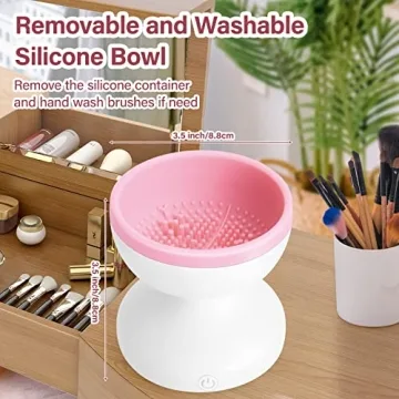 Electric Makeup Brush Cleaner for Quick & Easy Use