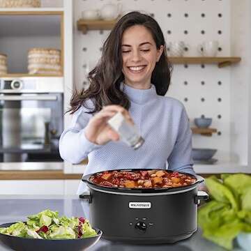 Magnifique 7 Quart Slow Cooker - Versatile & Stylish Cooking