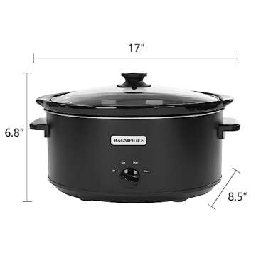 Magnifique 7 Quart Slow Cooker - Versatile & Stylish Cooking