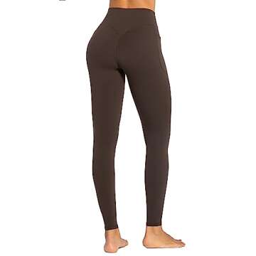 Sunzel No Front Seam High Waisted Yoga Leggings with Pockets