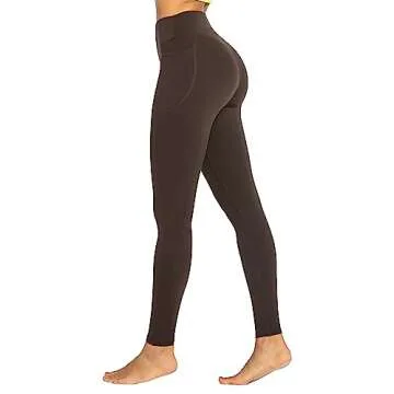 Sunzel No Front Seam High Waisted Yoga Leggings with Pockets