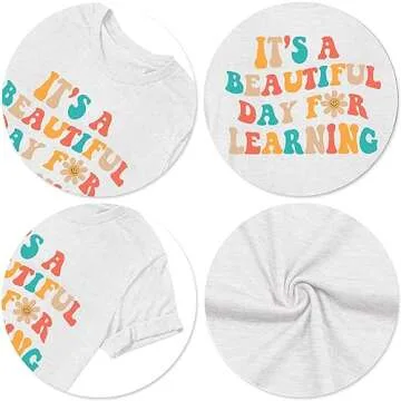 Beautiful Day for Learning Teacher T-Shirt for Women