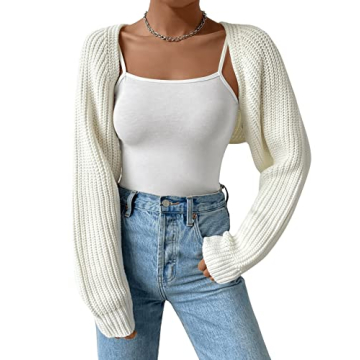 Versatile Verdusa Women's Knitted Crop Cardigan for All Occasions