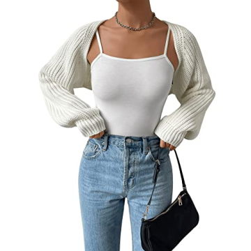 Versatile Verdusa Women's Knitted Crop Cardigan for All Occasions