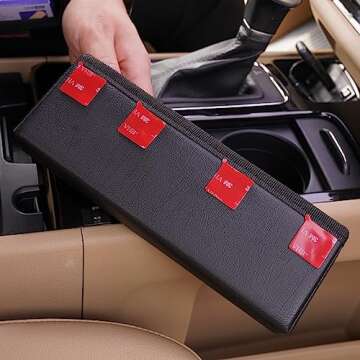 KMMOTORS Ultra Slim Pocket Organizer for Car Storage