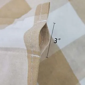 UPOPO Buffalo Check Curtains Plaid Gingham Farmhouse Window Curtain Panels Living Room Bedroom