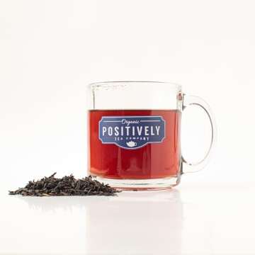 Organic Positively Tea Company, Assam TGFOP Black Tea, Loose Leaf, 16 Ounce