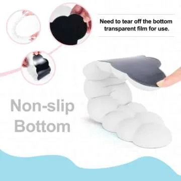 Leolee Keyboard Cloud Wrist Rest, White Cloud Wrist Rest with Leather Surface Memory Foam Non-Slip Base Cloud Palm Rest for Relieve Wrist & Arm Pain for PC Gaming/Office/Computer/Laptop