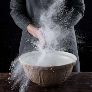 Mason Cash Cane Collection S12 (4.25 Qt) Mixing Bowl for Culinary Enthusiasts