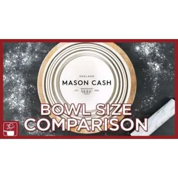 Mason Cash Cane Collection Mixing Bowl 4.25 Qt - Classic Design