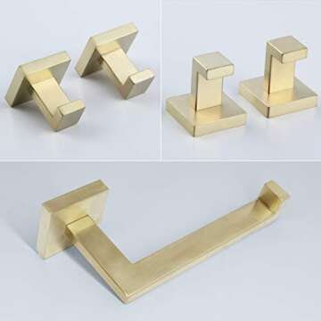 Stylish kimzcn 3-Piece Bathroom Hardware Set