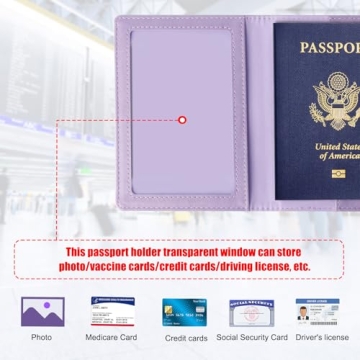 TIGARI Water-Resistant Passport Holder for Travelers