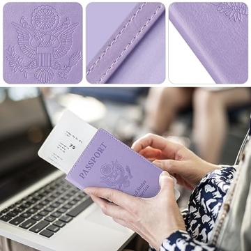 TIGARI Water-Resistant Passport Holder for Travelers
