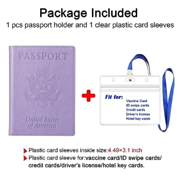 TIGARI Water-Resistant Passport Holder for Travelers