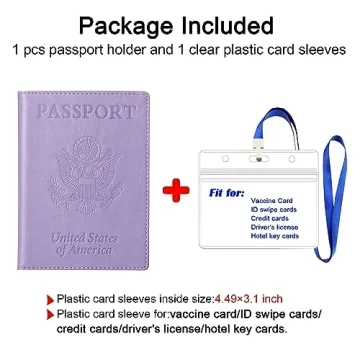 TIGARI Water-Resistant Passport Holder for Travelers