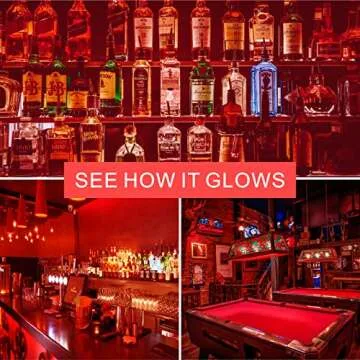 Gonhom 2 Pack Red LED Light Bulbs, 9W, E26 Base