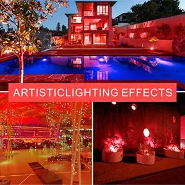 Gonhom 2 Pack Red LED Light Bulbs, 9W, E26 Base