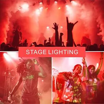 Gonhom 2 Pack Red LED Light Bulbs, 9W, E26 Base