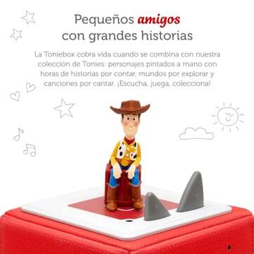 Tonies Woody Audio Toy Figurine from Disney and Pixar's Toy Story [Spanish]