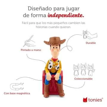 Tonies Woody Audio Toy Figurine from Disney and Pixar's Toy Story [Spanish]
