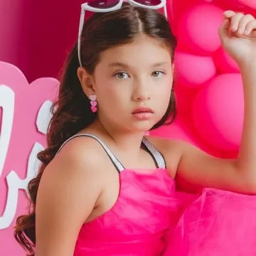 Cute Pink Heart Trio Earrings for Women | Great Gifts