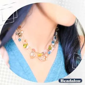 Beadalon 34 Inch U Shape Bead Board - Necklace Designing Tool, Bead Tray with Flocked Surface, Perfect Jewelry Making Supplies for Beading & Jewelry Making for Jewelry Designers