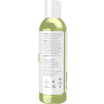 NOW Grapeseed Oil 4 oz Moisturizer for Skin and Hair Care