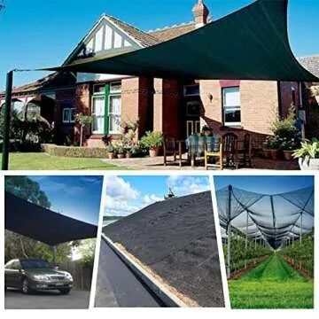 Garden Shade Cloth for Plants - 20x20FT 70% Plant Sun Shade Mesh Tarps Protection Net, Heavy Duty Outdoor Garden Sun Shade Cloth with Grommets for Plants, Vegetable, Greenhouse, Pergola, Black