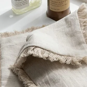 Stylish Linen Fringed Pillow Cover for Cozy Home Decor