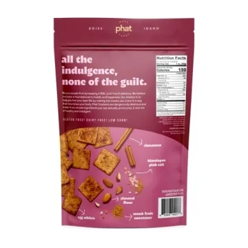 Cinnamon Almond Flour Crackers - Gluten Free Keto Snack