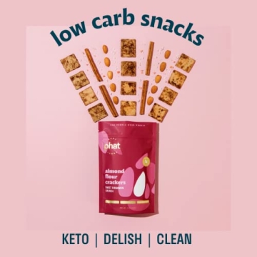 Cinnamon Almond Flour Crackers - Gluten Free Keto Snack