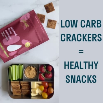 Cinnamon Almond Flour Crackers - Gluten Free Keto Snack