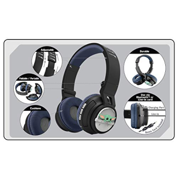 Star Wars Bluetooth Headphones for Kids - Cool & Comfortable